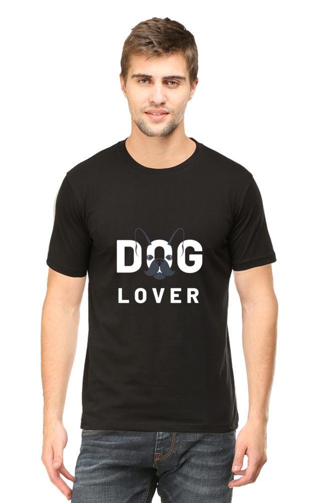 Classic Round Neck Half Sleeve T-Shirt for Dog Lovers