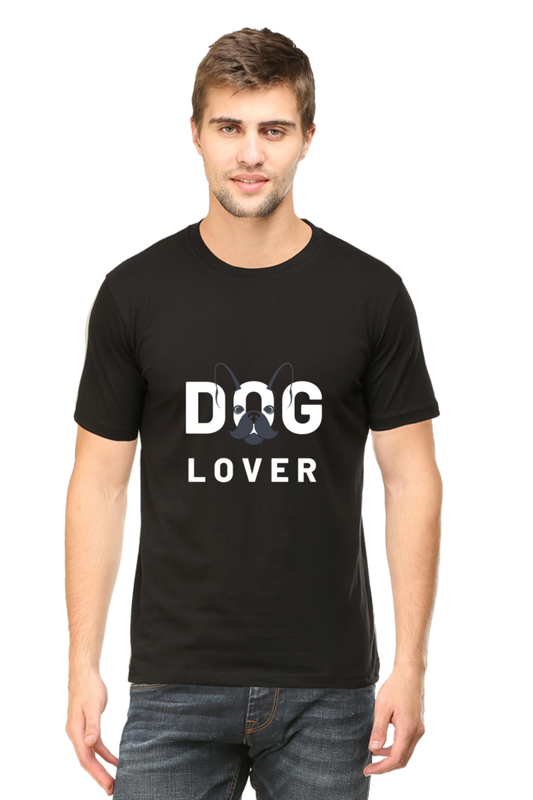 Classic Round Neck Half Sleeve T-Shirt for Dog Lovers