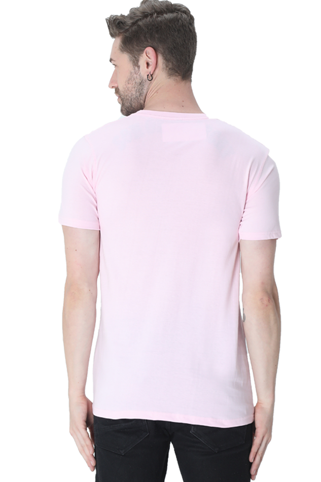 Stylish Round Neck Half Sleeve T-Shirt for Men - Comfortable & Trendy